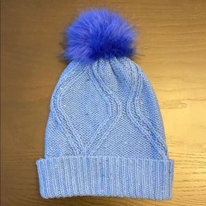 Wildfox beanie with fur ball